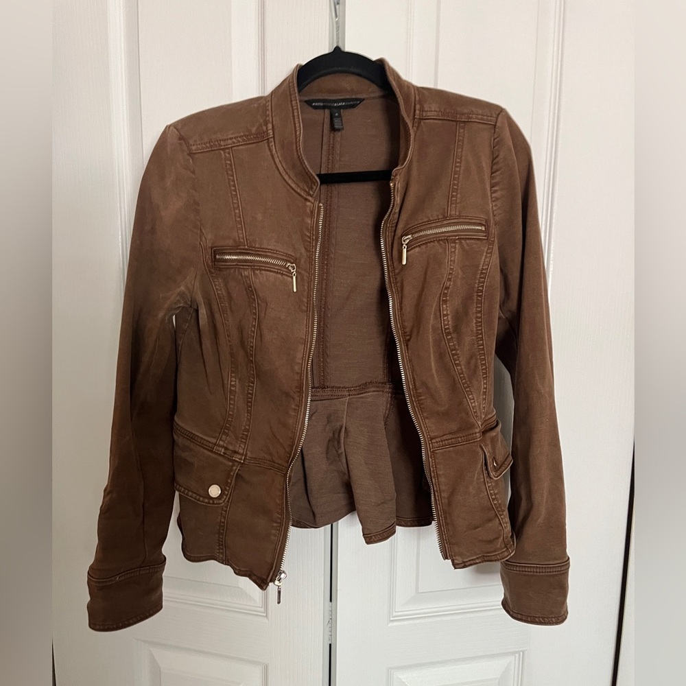 Women's Brown Jacket - Picture 6 of 7